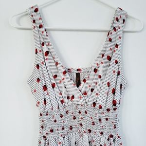 Anthropologie Summer Heart Print Dress